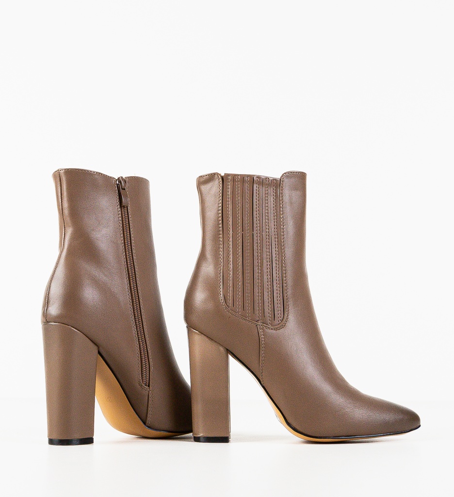 Botine dama Reenbe Khaki - 3 | YEO