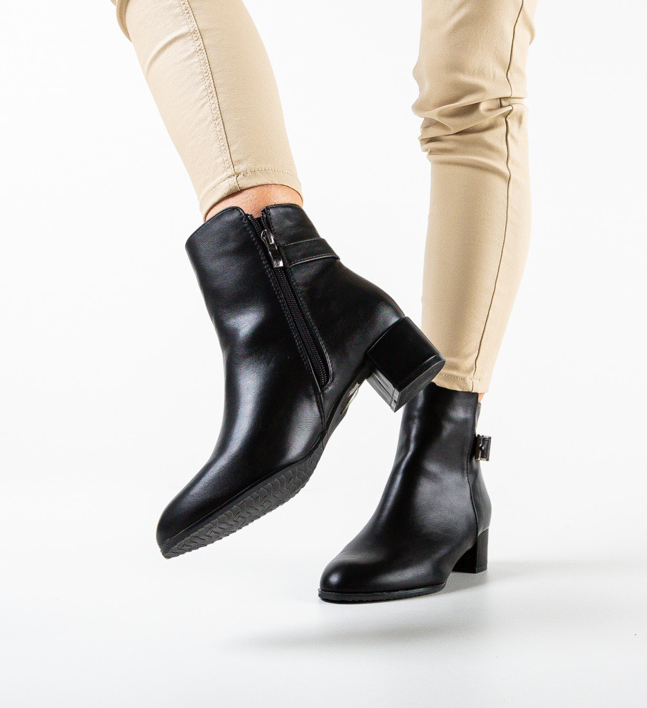 Botine dama Rugaj Negre - 1 | YEO