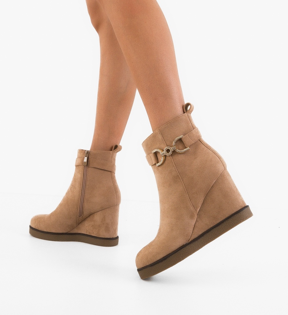 Botine dama Sien Khaki - 2 | YEO