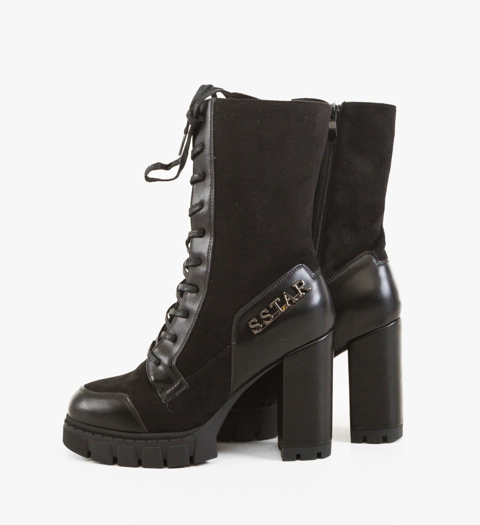 Botine dama Sstar Negre - 5 | YEO