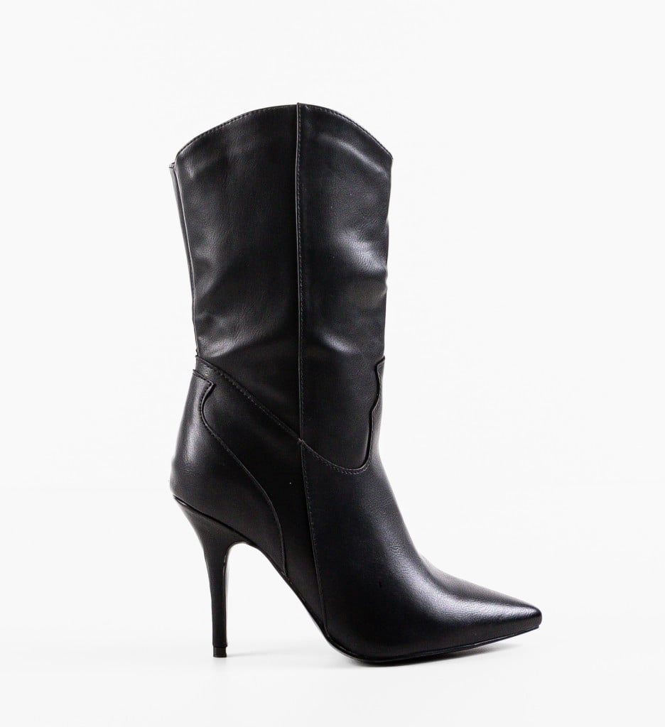 Botine dama Stone Negre - 3 | YEO