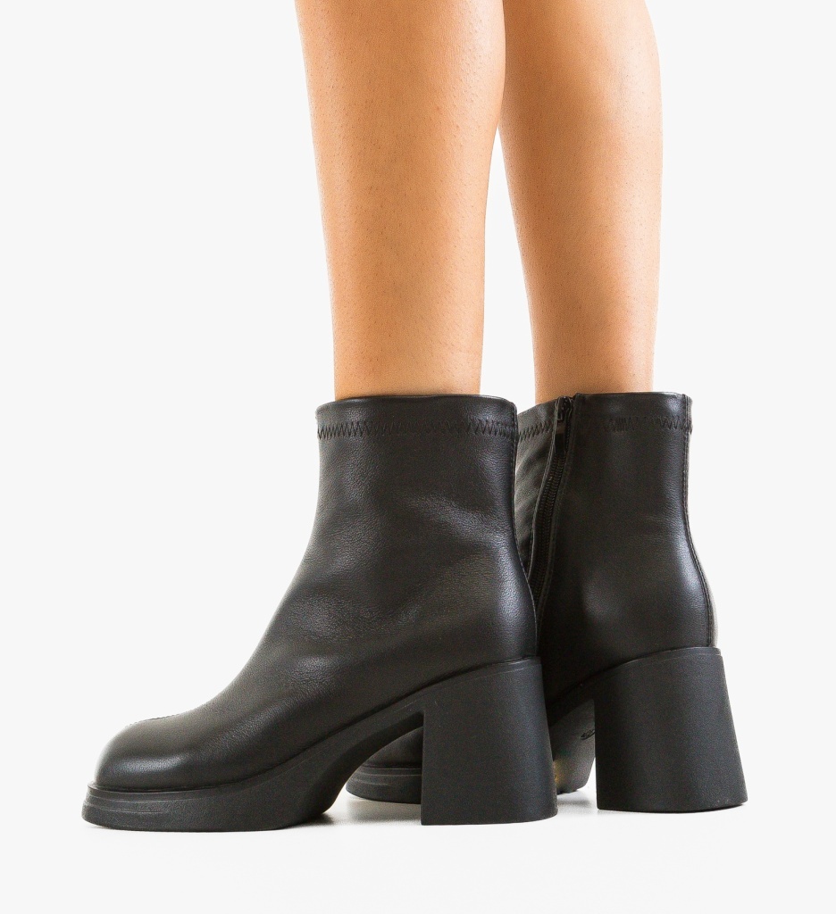 Botine dama Tafta Negre