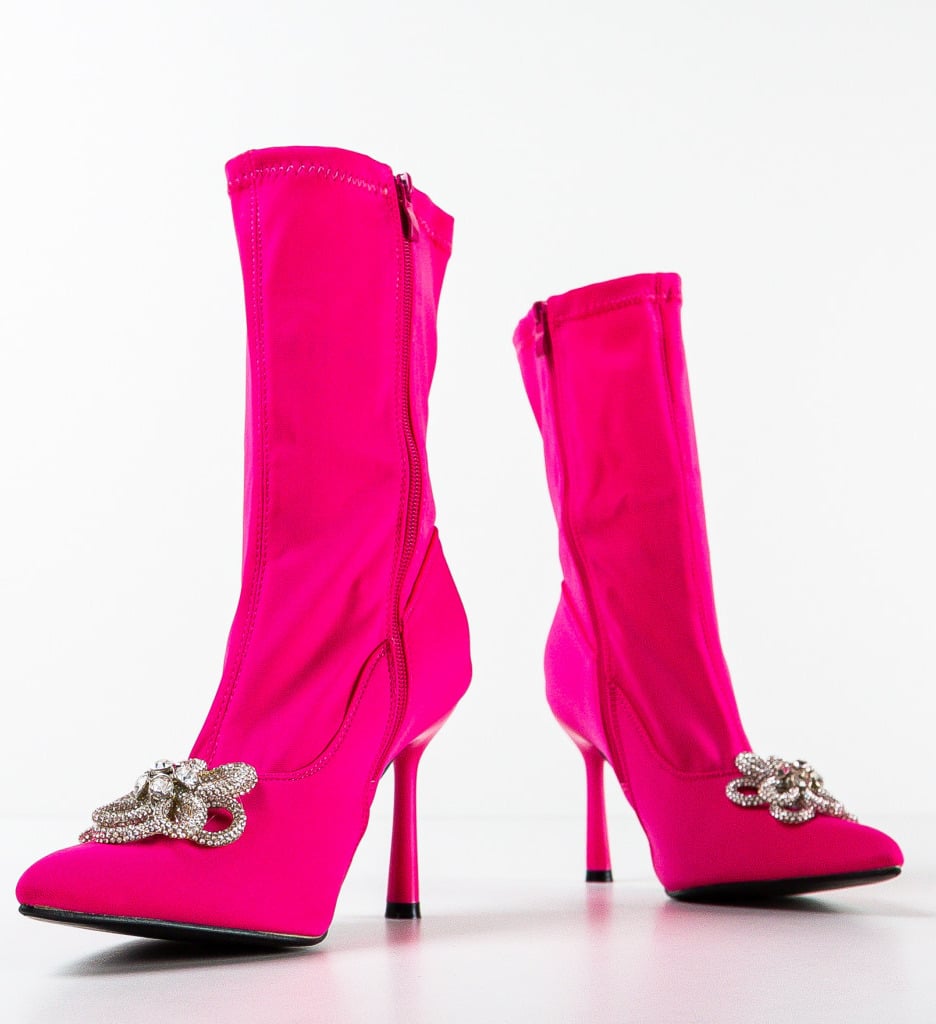 Botine dama Terynz Fuchsia - 5 | YEO