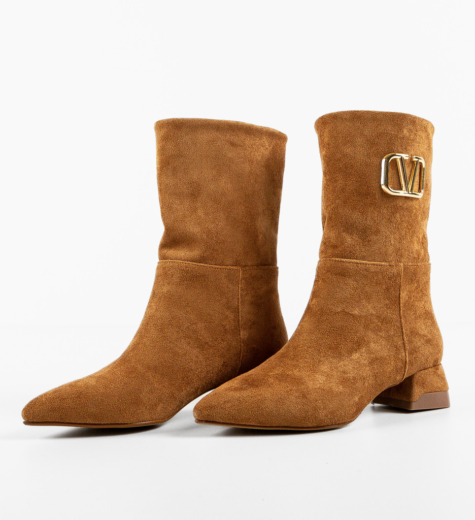 Botine dama Veldy Camel - 5 | YEO