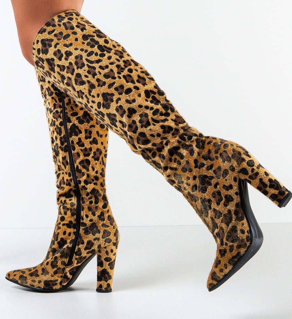 Cizme dama Maggie Leopard - 2 | YEO