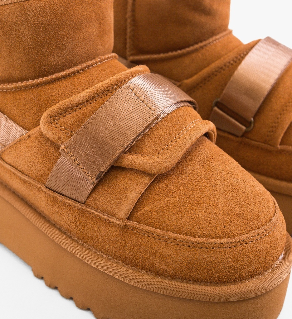 Cizme tip Ug Kaiana Camel - 4 | YEO