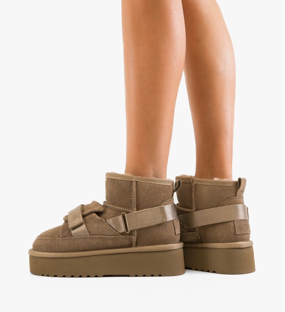 Cizme tip Ug Kaiana Khaki - 2 | YEO