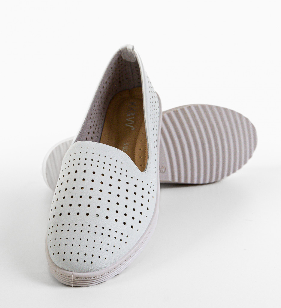 Poze Espadrile Casual Jekare Albe depurtat.ro 