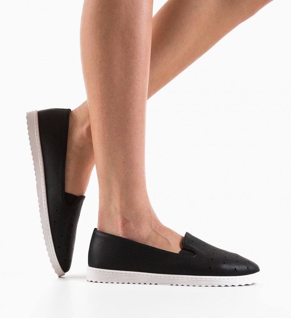 Espadrile Casual Starru Negre - 2 | YEO