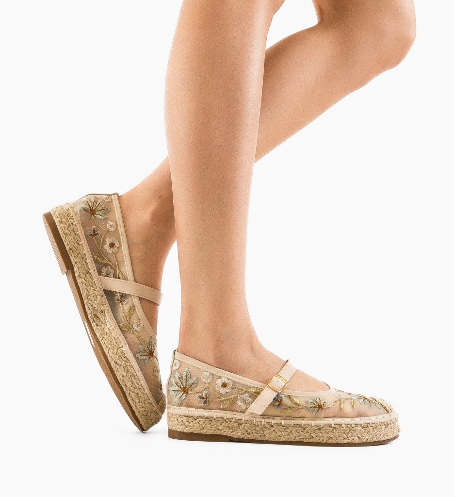 Espadrile dama Mason Bej