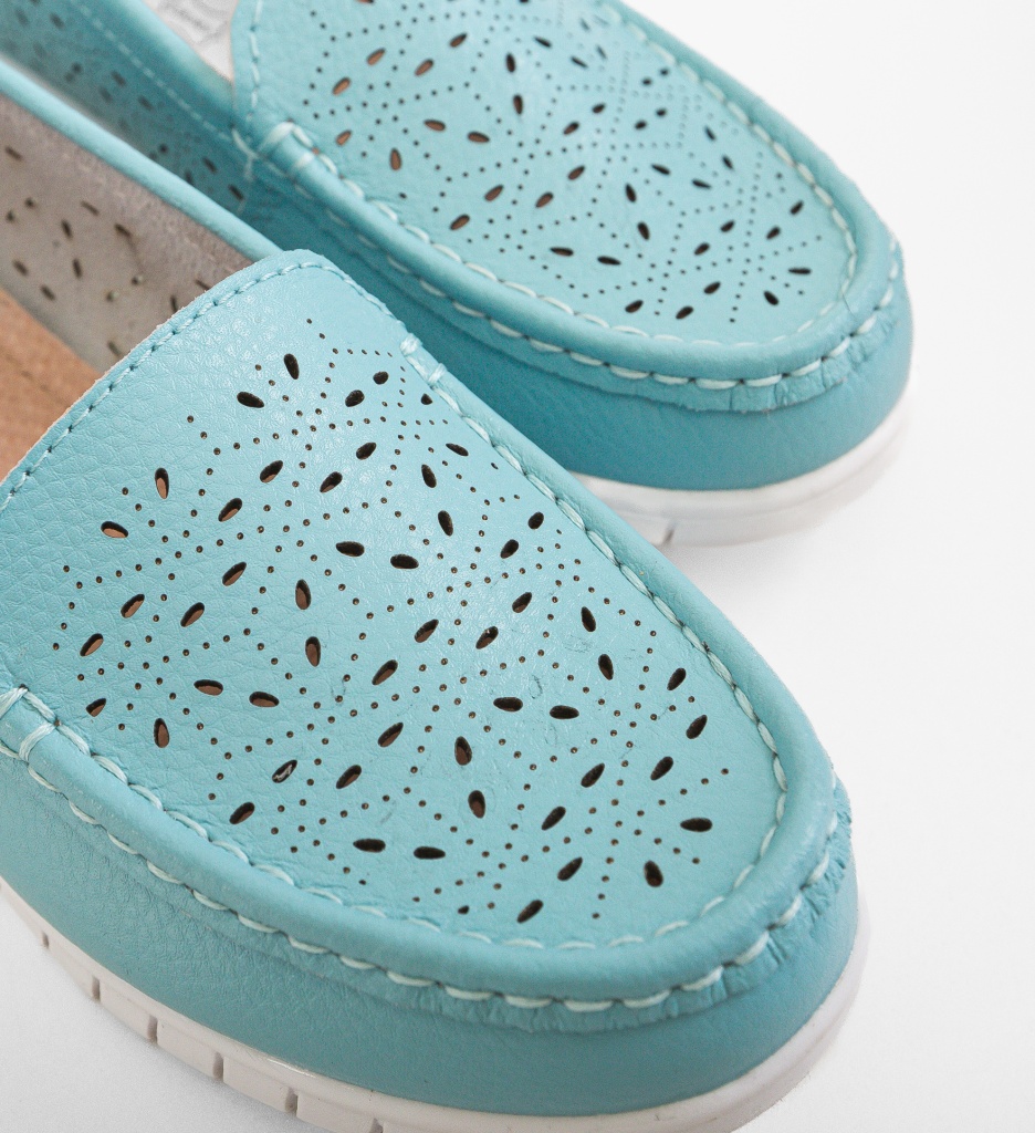 Espadrile dama Skrell Albastri - 3 | YEO