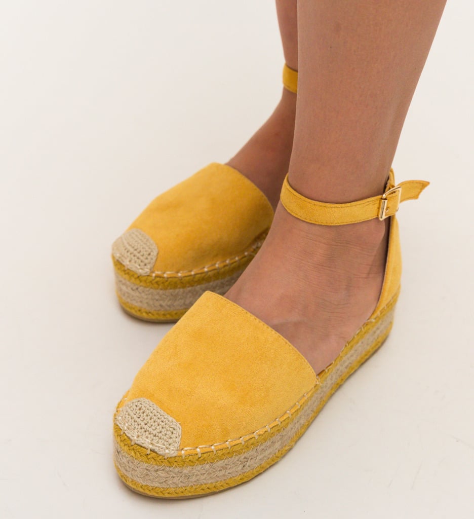 Espadrile Efan Galbene - 1 | YEO