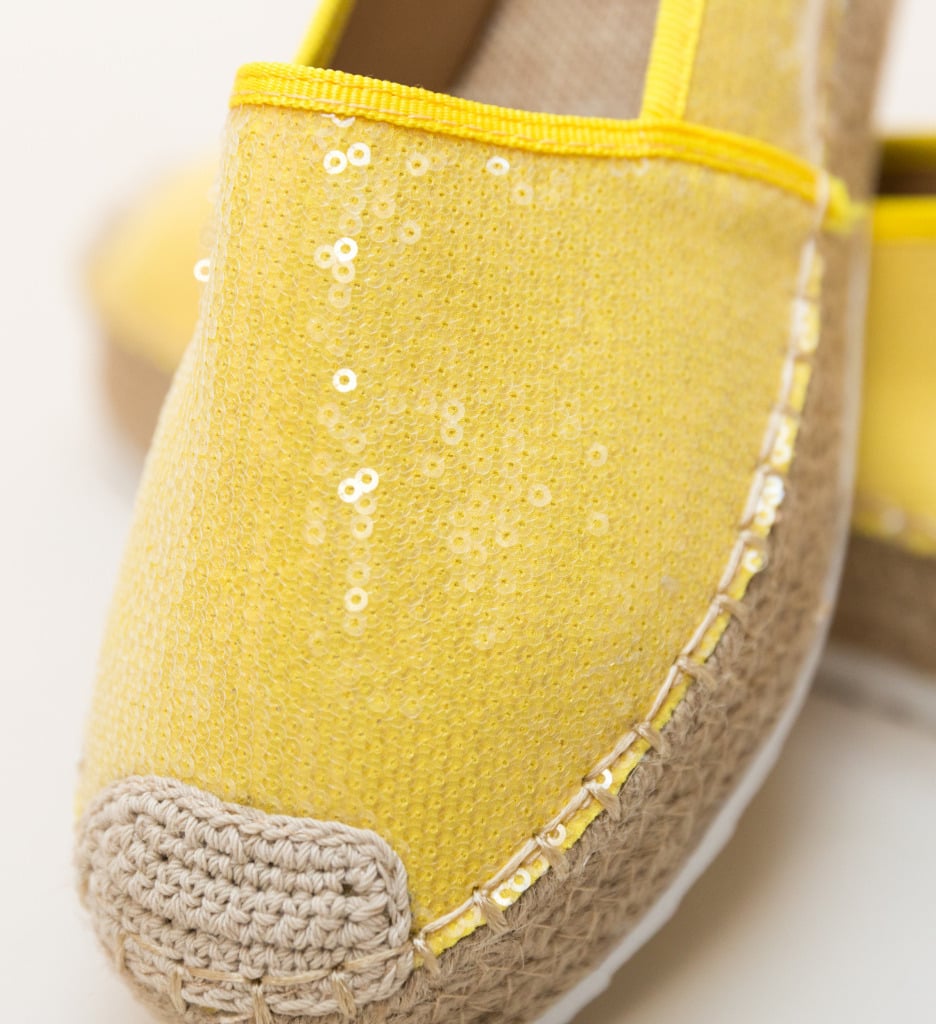 Espadrile Kavan Galbeni - 5 | YEO