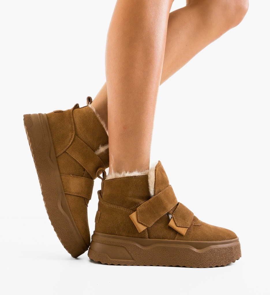 Ghete dama Patreg Camel - 2 | YEO