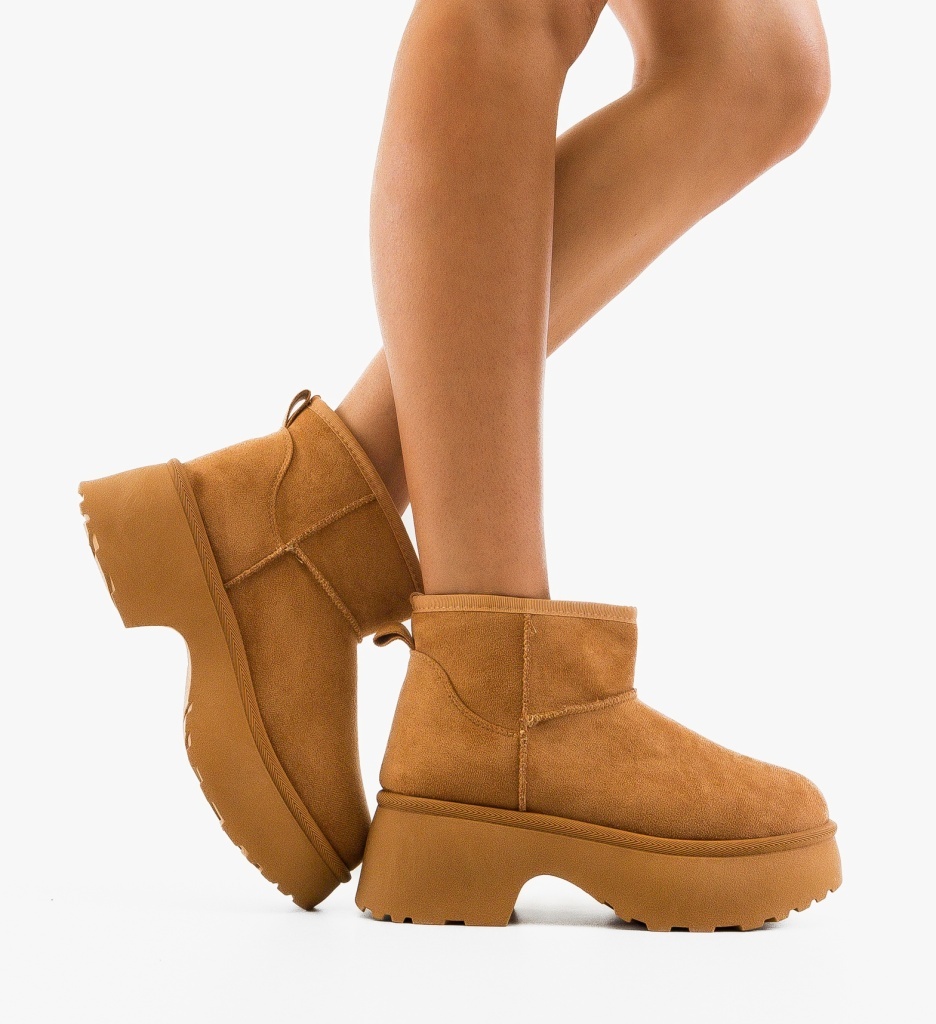 Ghete dama Sospa Camel - 1 | YEO