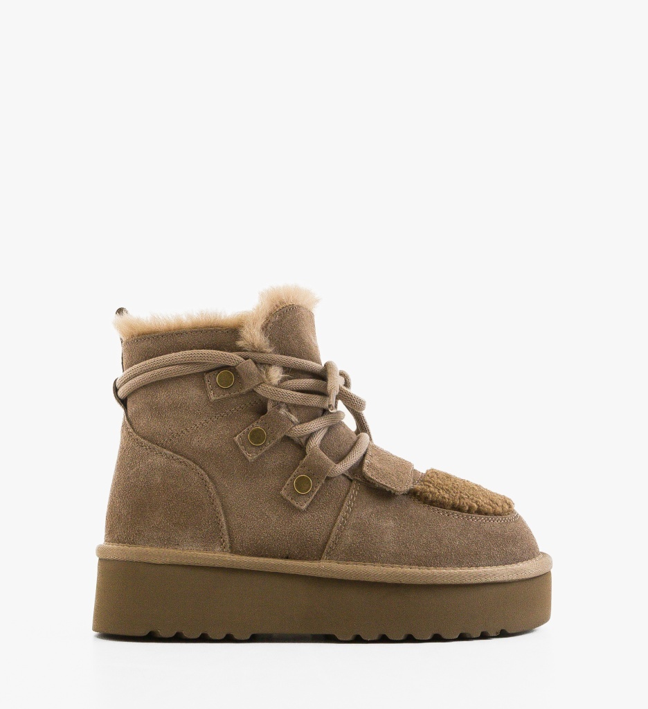 Ghete dama Viema Khaki - 1 | YEO