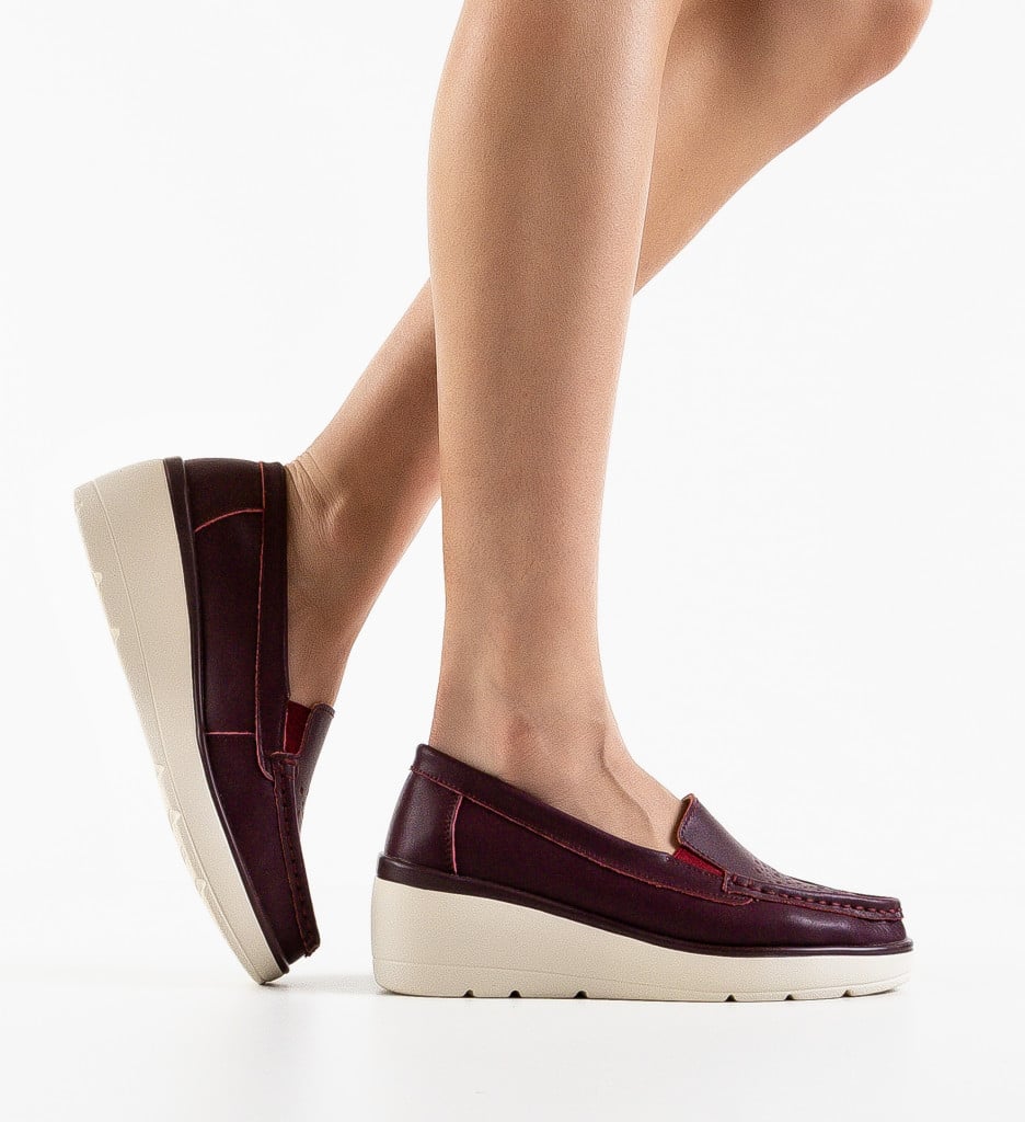 Pantofi Casual Atic Wine - 1 | YEO