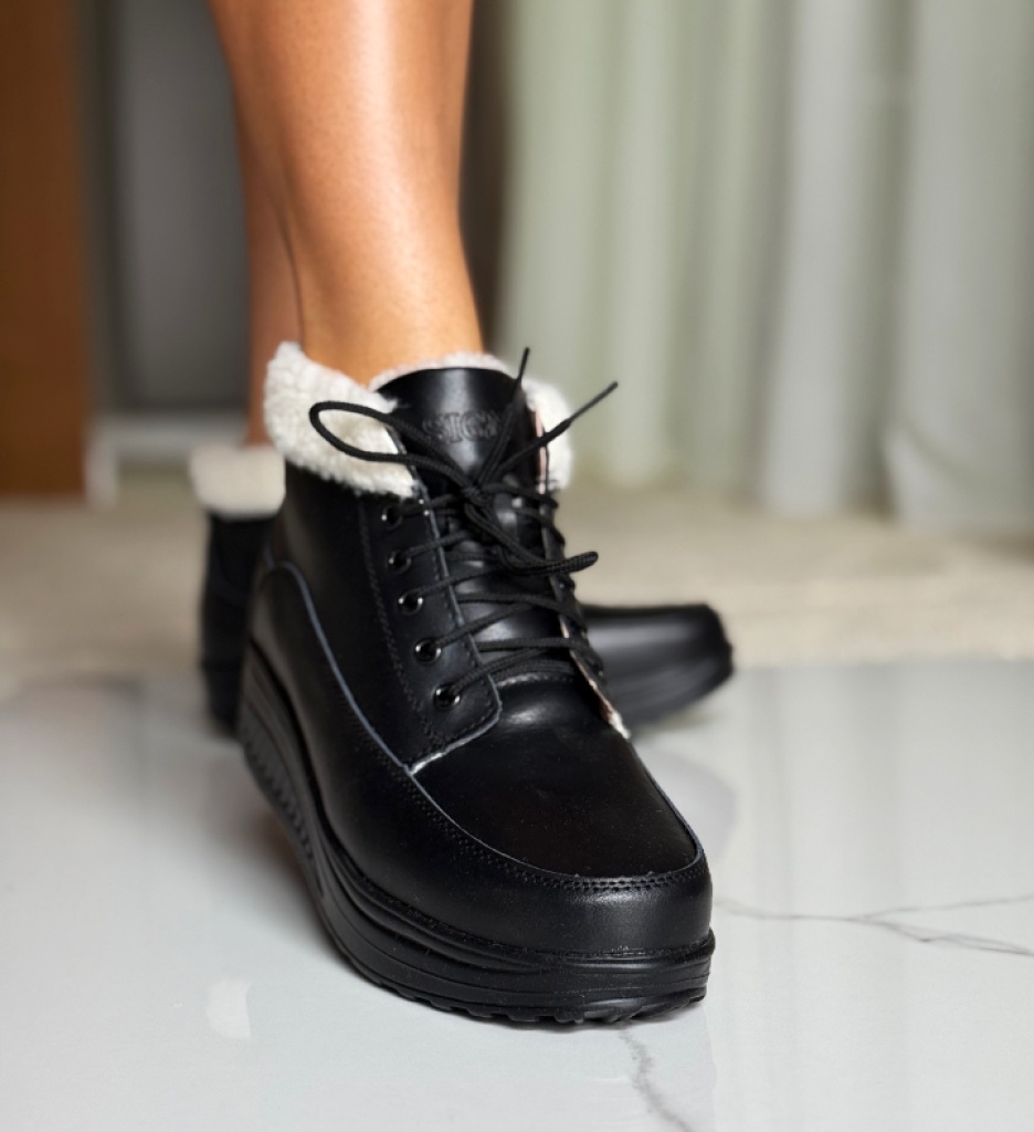 Pantofi Casual Blind Negri - 3 | YEO