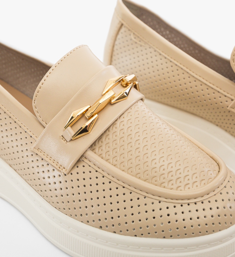 Pantofi casual Bobby Bej - 5 | YEO