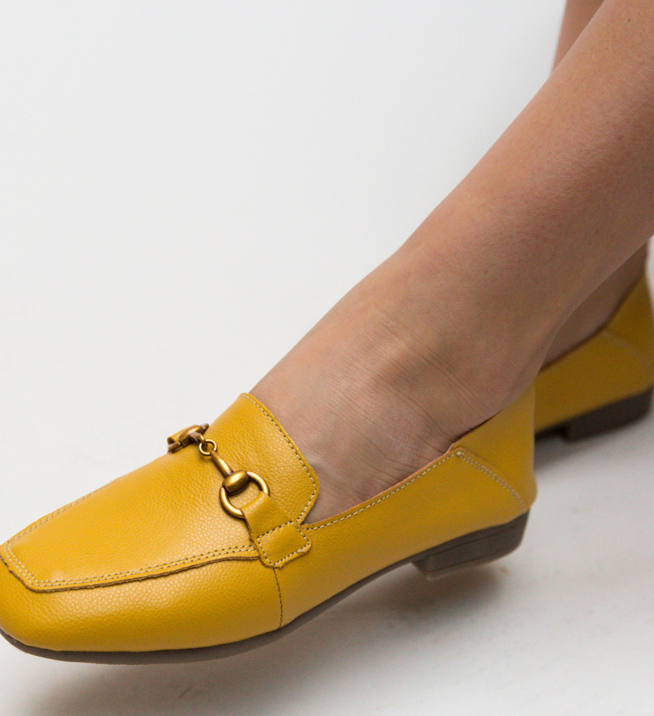 Pantofi Casual Caracom Galbeni - 3 | YEO