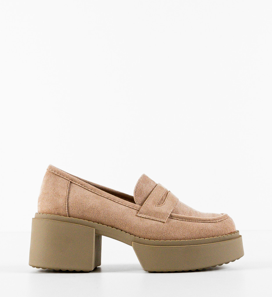 Pantofi Casual dama Atein Bej - 3 | YEO