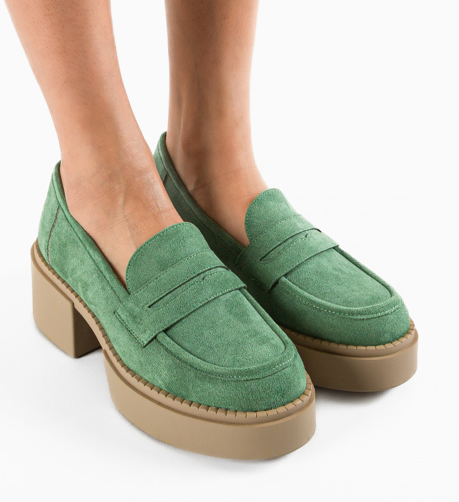 Pantofi Casual dama Atein Verde - 3 | YEO