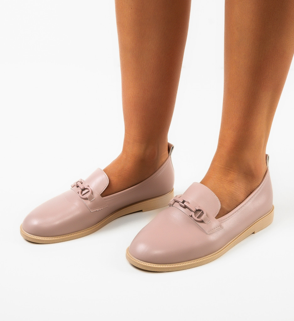 Pantofi casual dama Baja Nude - 2 | YEO