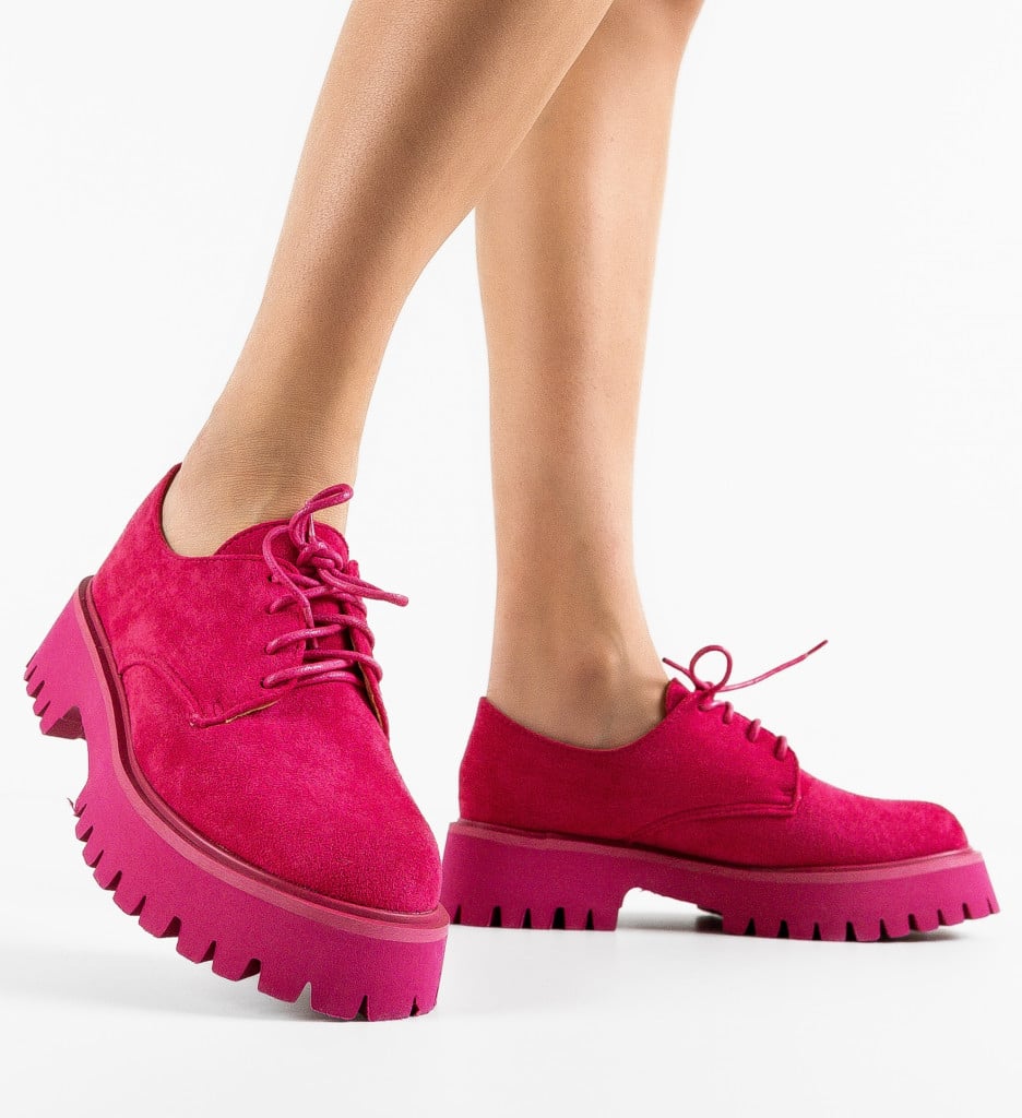 Pantofi casual dama Maisie Fuchsia - 2 | YEO