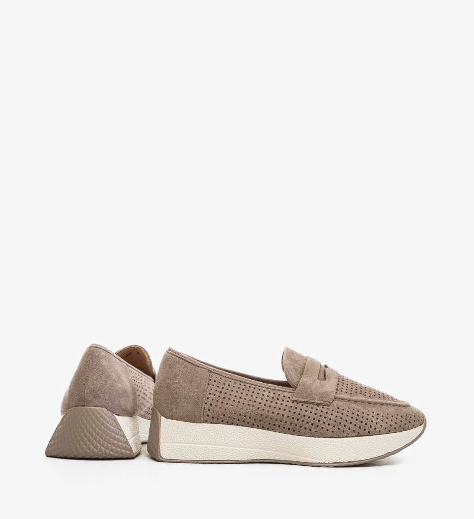 Pantofi casual dama Rose Gri - 4 | YEO
