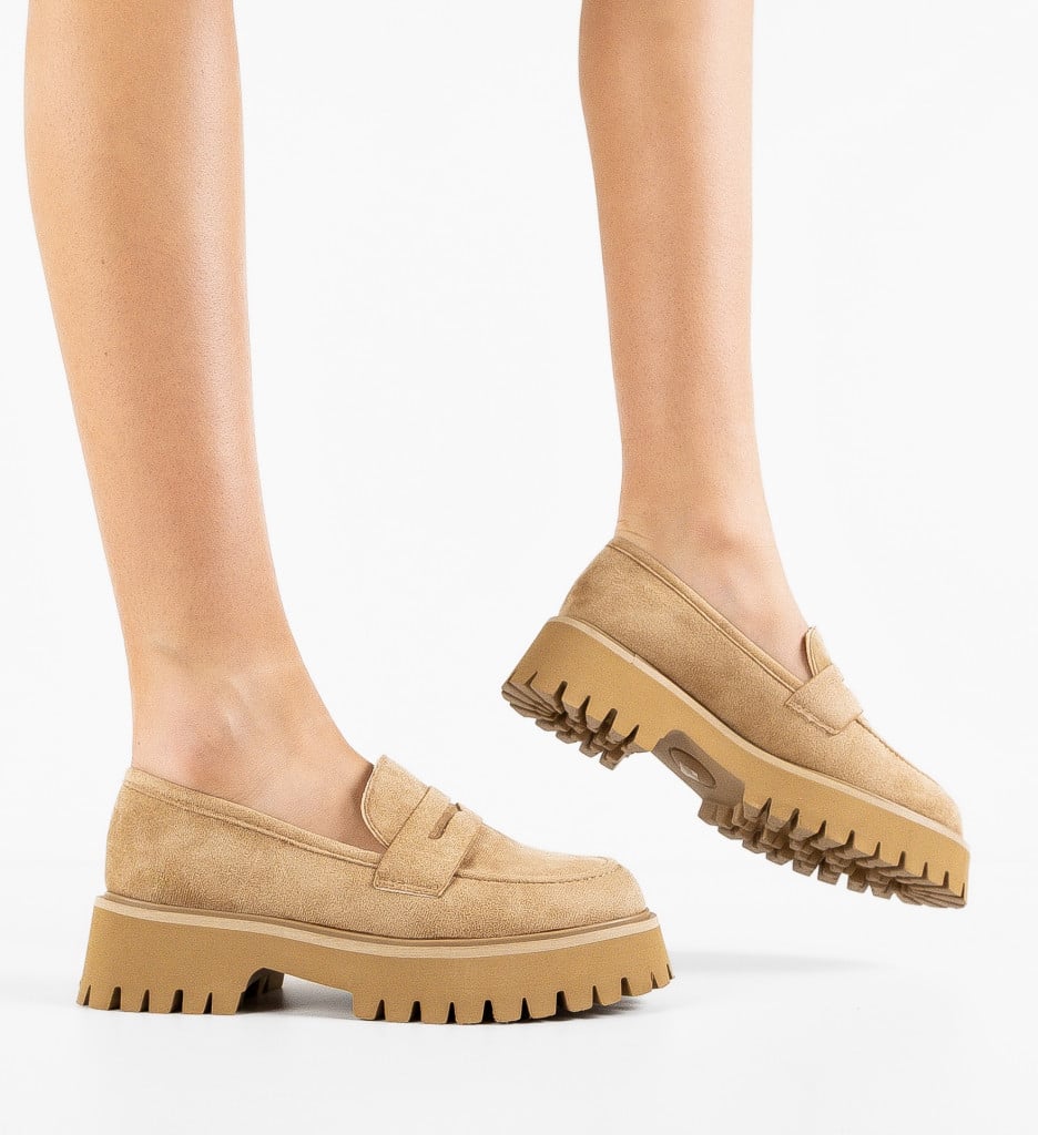 Pantofi Casual dama Stein Camel - 5 | YEO