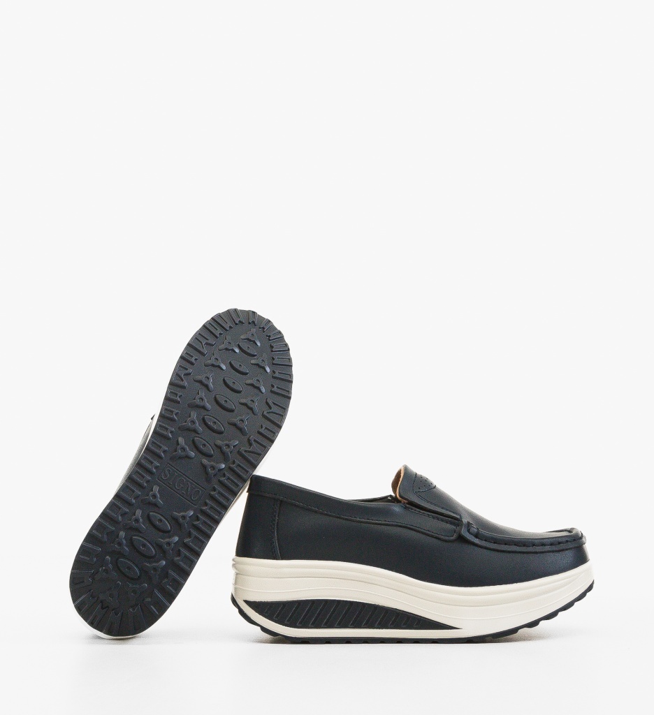 Pantofi Casual Eliot Bleumarin - 3 | YEO