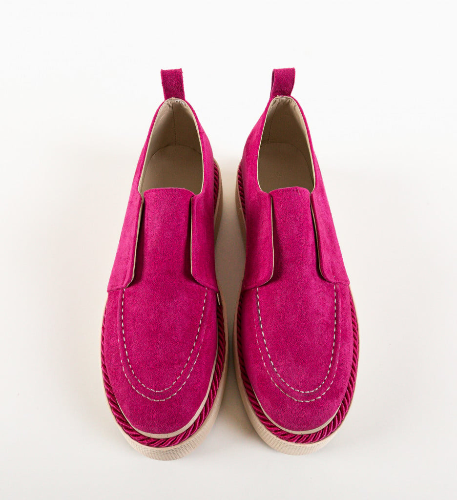 Pantofi Casual Hayter Fuchsia - 5 | YEO