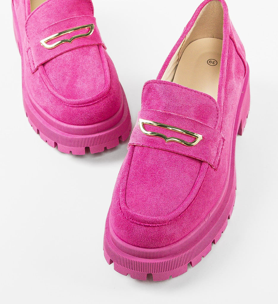 Pantofi Casual Jenny Fuchsia - 5 | YEO