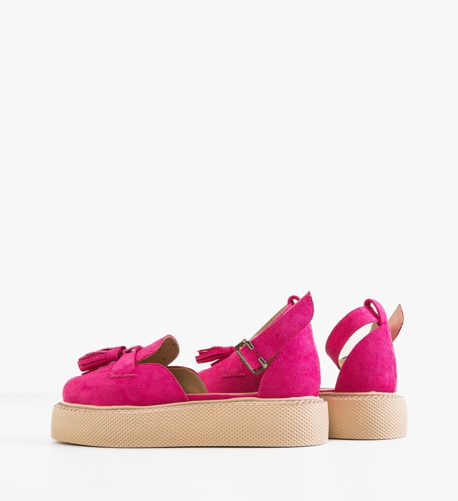 Pantofi Casual Kastor Fuchsia - 3 | YEO