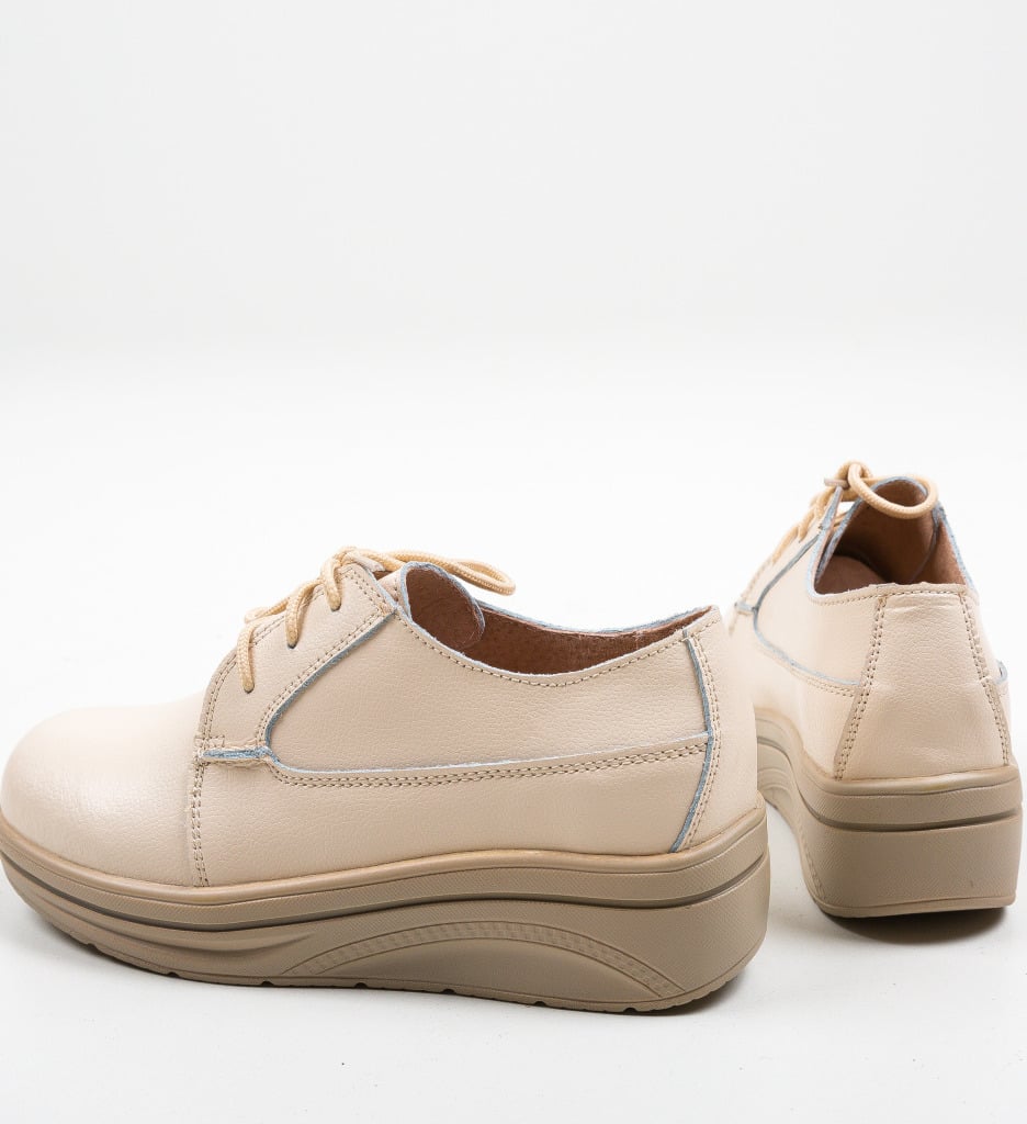 Pantofi Casual Lionata Bej - 5 | YEO