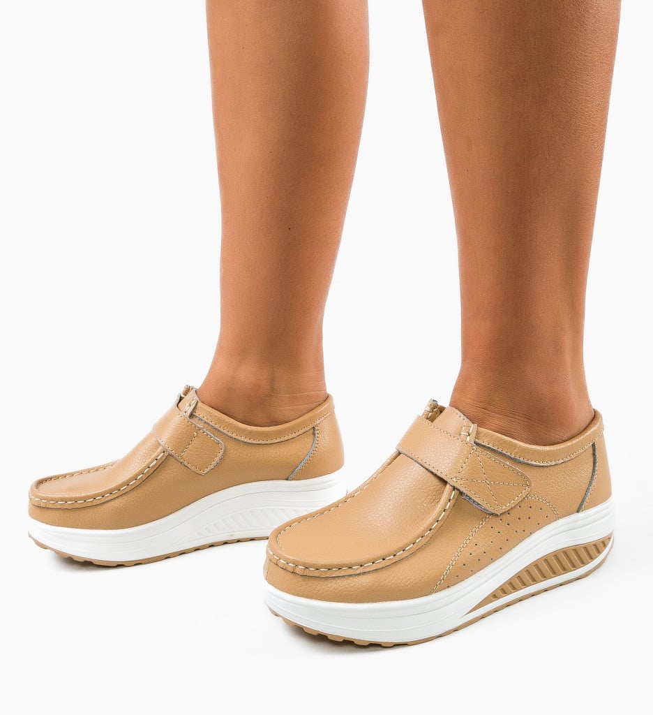 Pantofi Casual Marko Camel - 1 | YEO