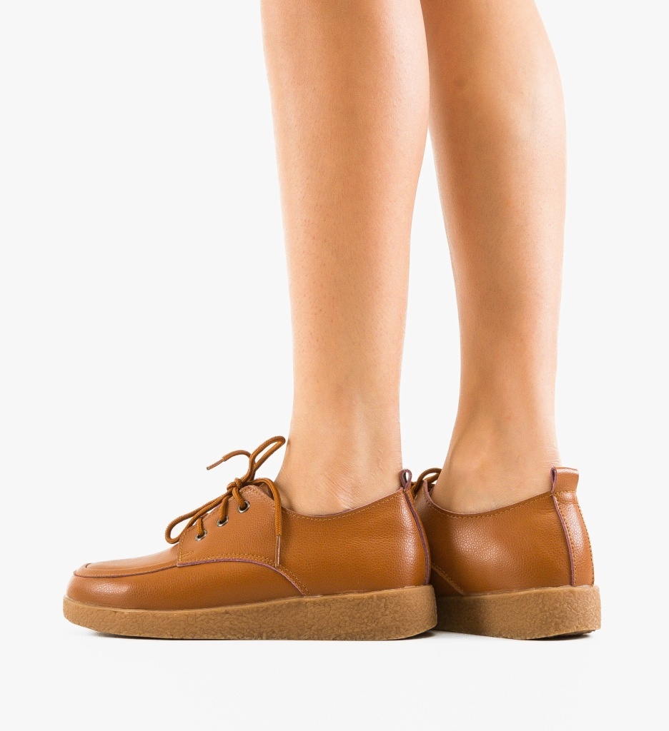 Pantofi Casual Maye Camel - 3 | YEO