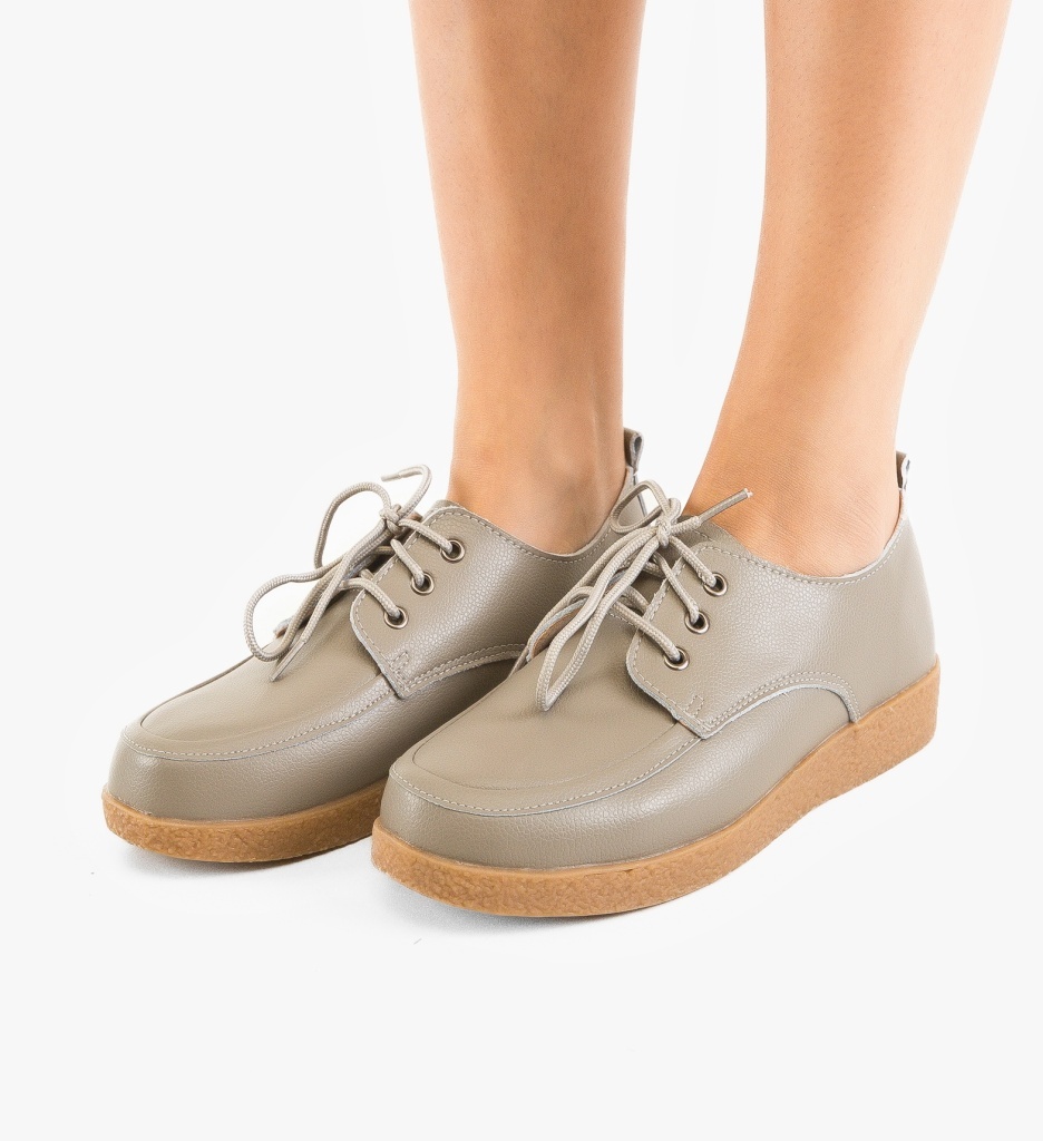 Pantofi Casual Maye Gri - 3 | YEO