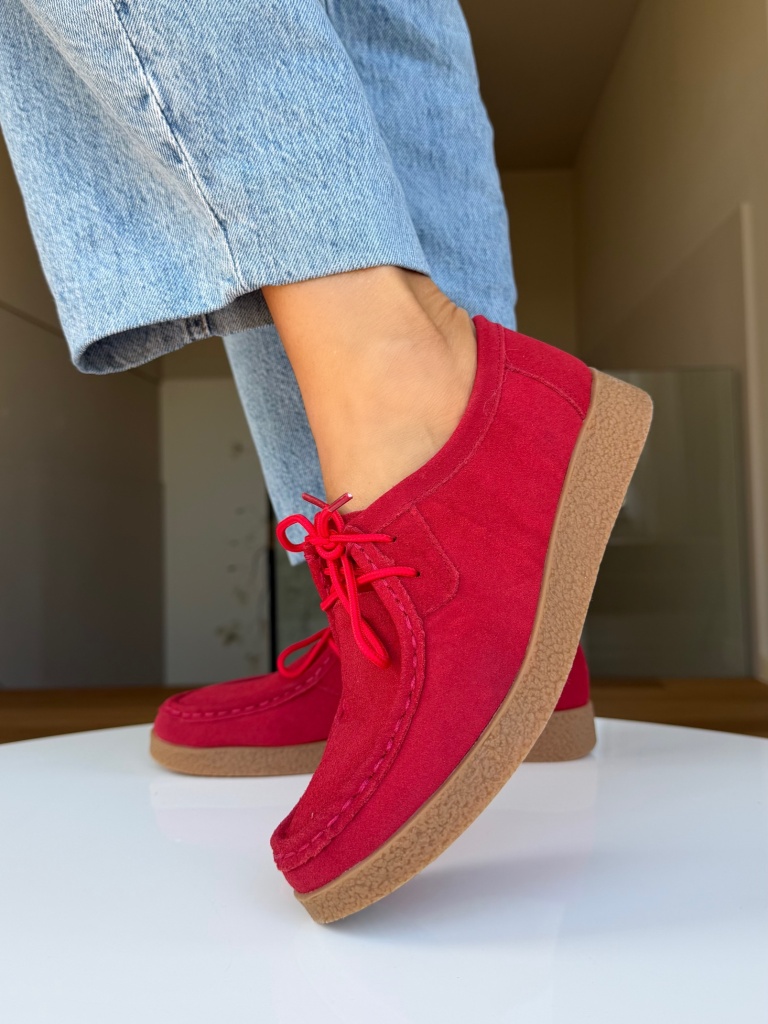Pantofi Casual Neca Rosii 2