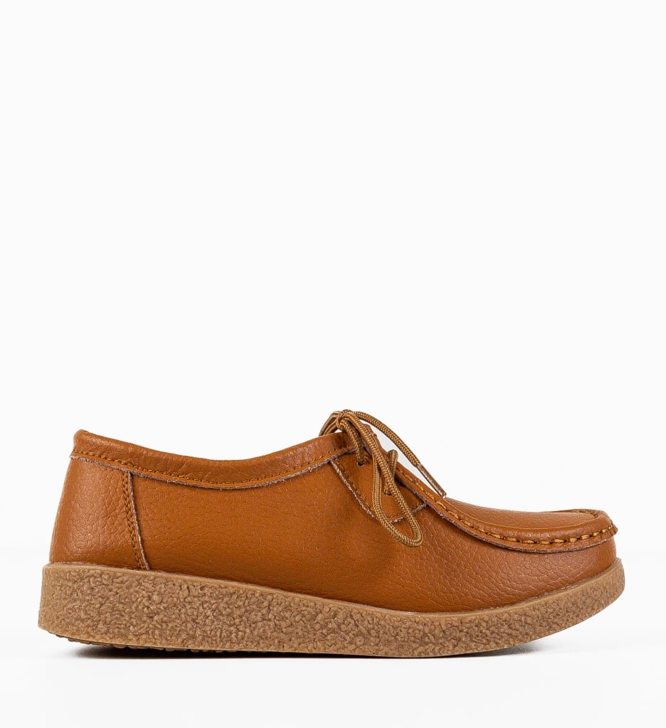 Pantofi Casual Niko Camel - 4 | YEO