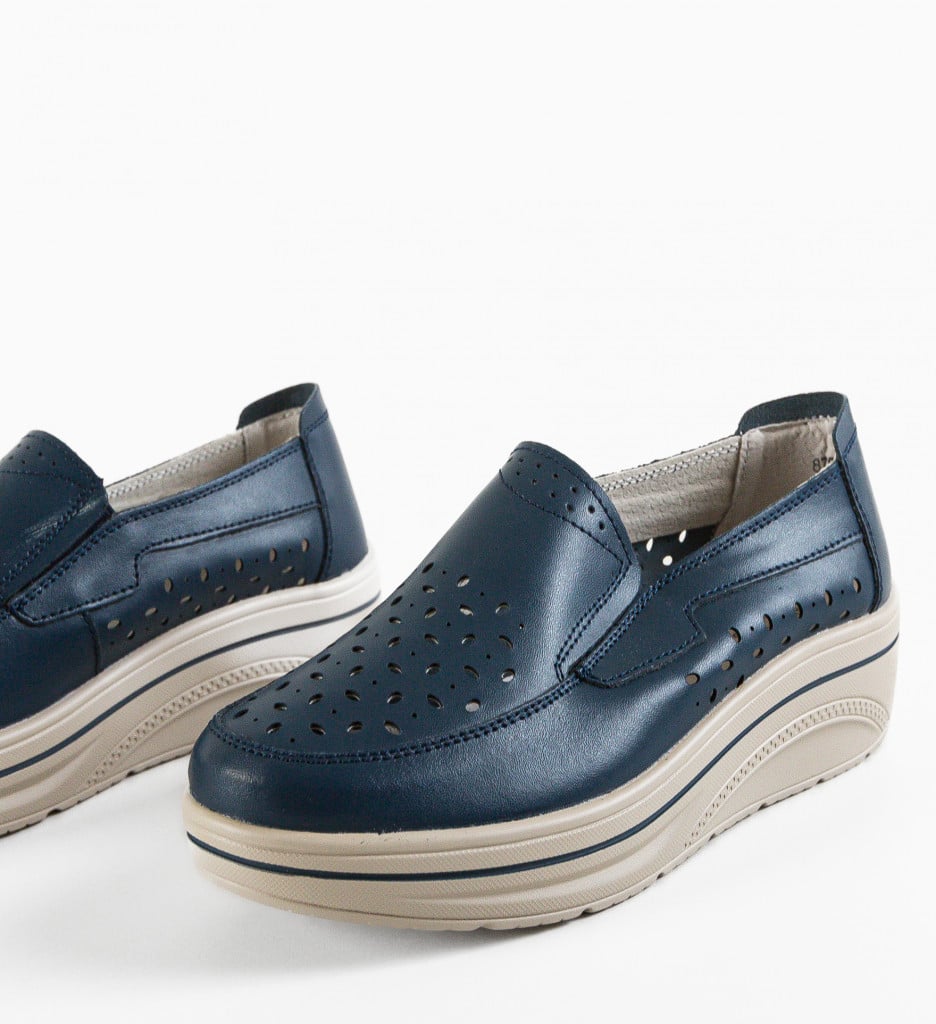 Pantofi Casual Olifram Bleumarin - 5 | YEO