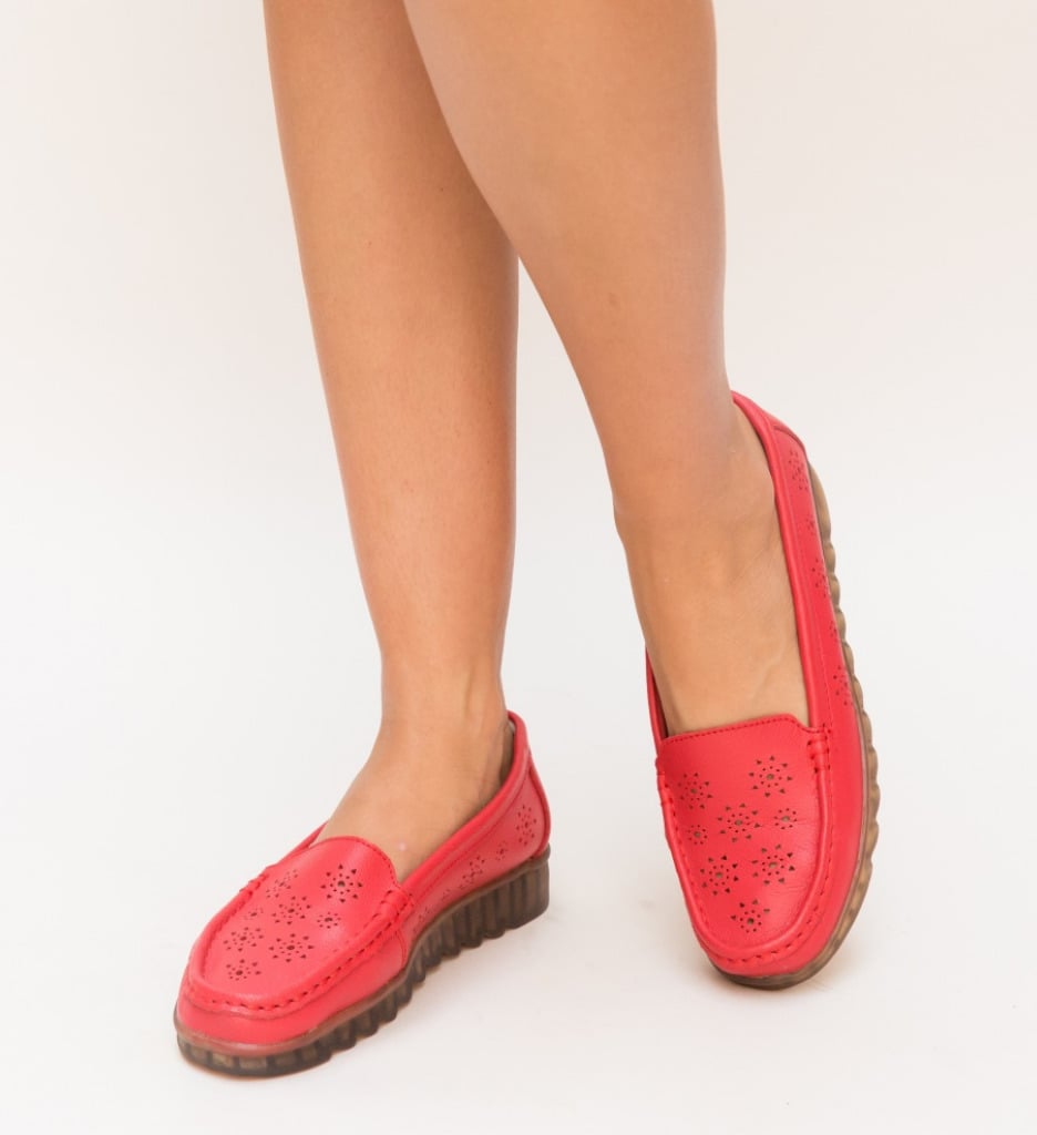 Pantofi Casual Omelo Rosii - 1 | YEO