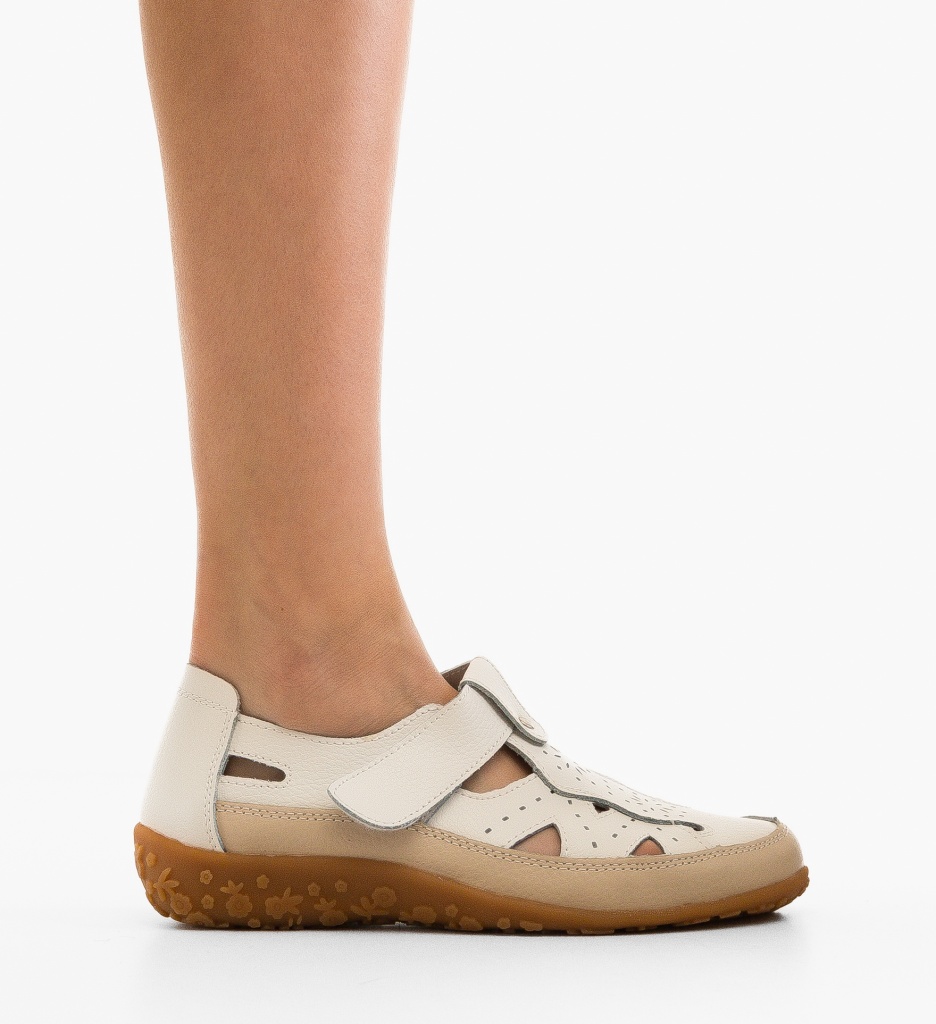 Pantofi Casual Pampy Bej - 3 | YEO