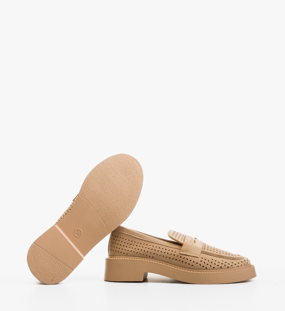 Pantofi Casual Rehid Bej - 3 | YEO