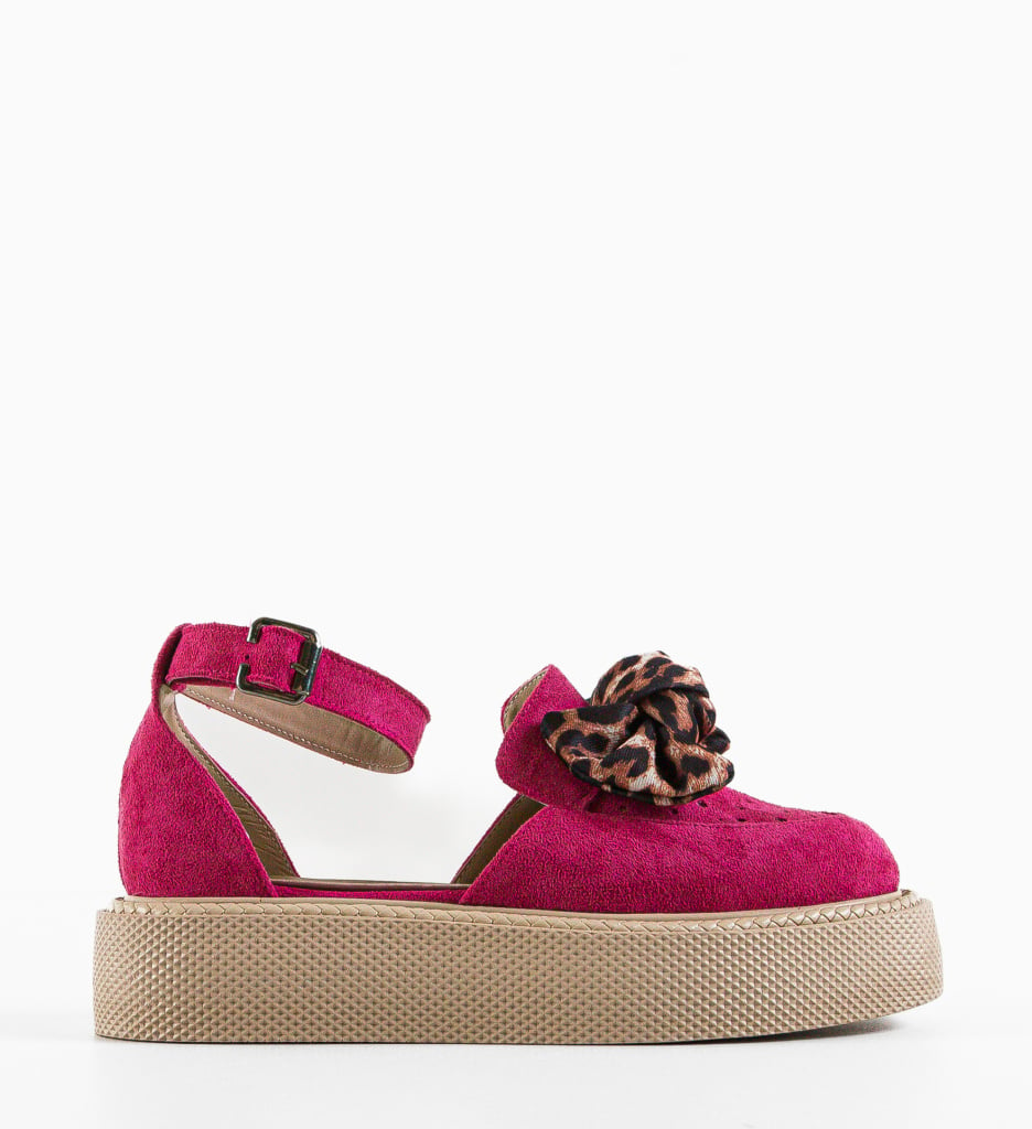 Pantofi Casual Rogar Fuchsia - 4 | YEO