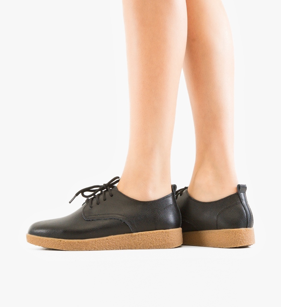 Pantofi Casual Sindre Negri - 1 | YEO