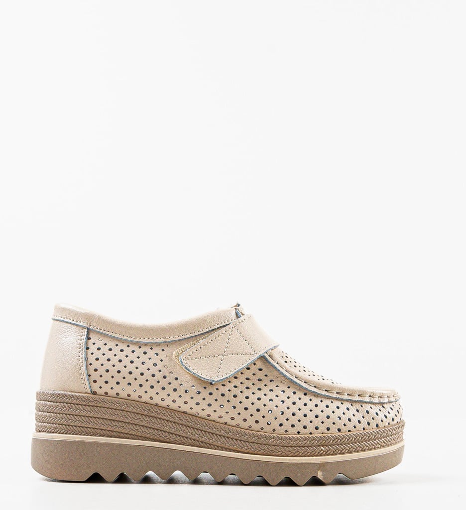 Pantofi Casual Torinas Bej - 4 | YEO