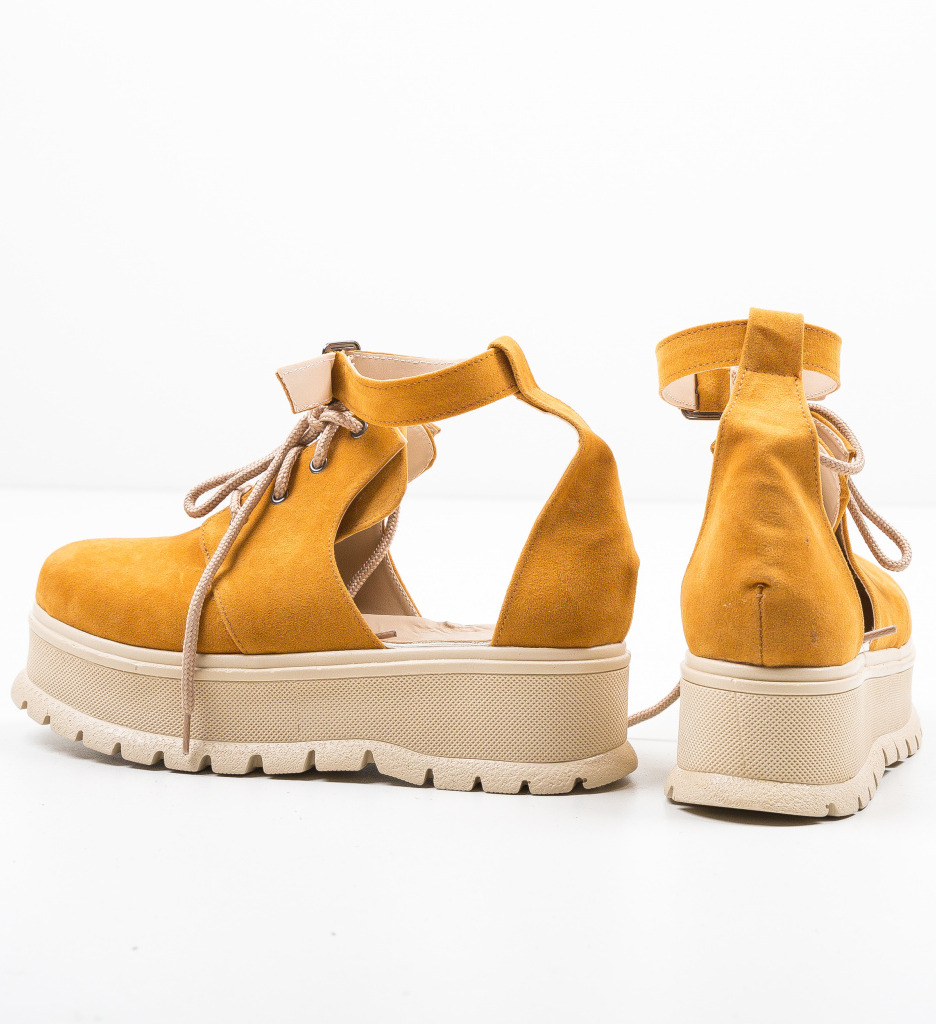 Pantofi Casual Vespas Camel - 3 | YEO