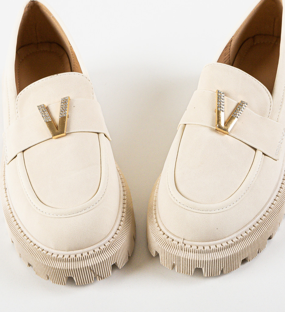 Poze Pantofi Casual Xander Bej depurtat.ro 