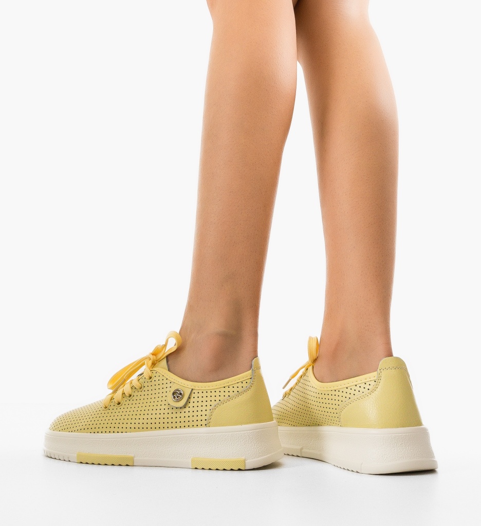 Pantofi Casual Ygrysha Galbeni - 3 | YEO